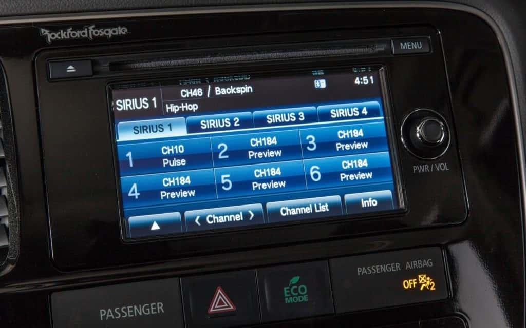 What is Included with Mitsubishi’s Infotainment System?