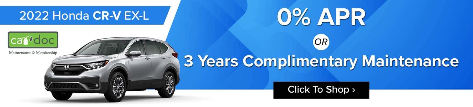 2022 Honda CR-V 0% APR