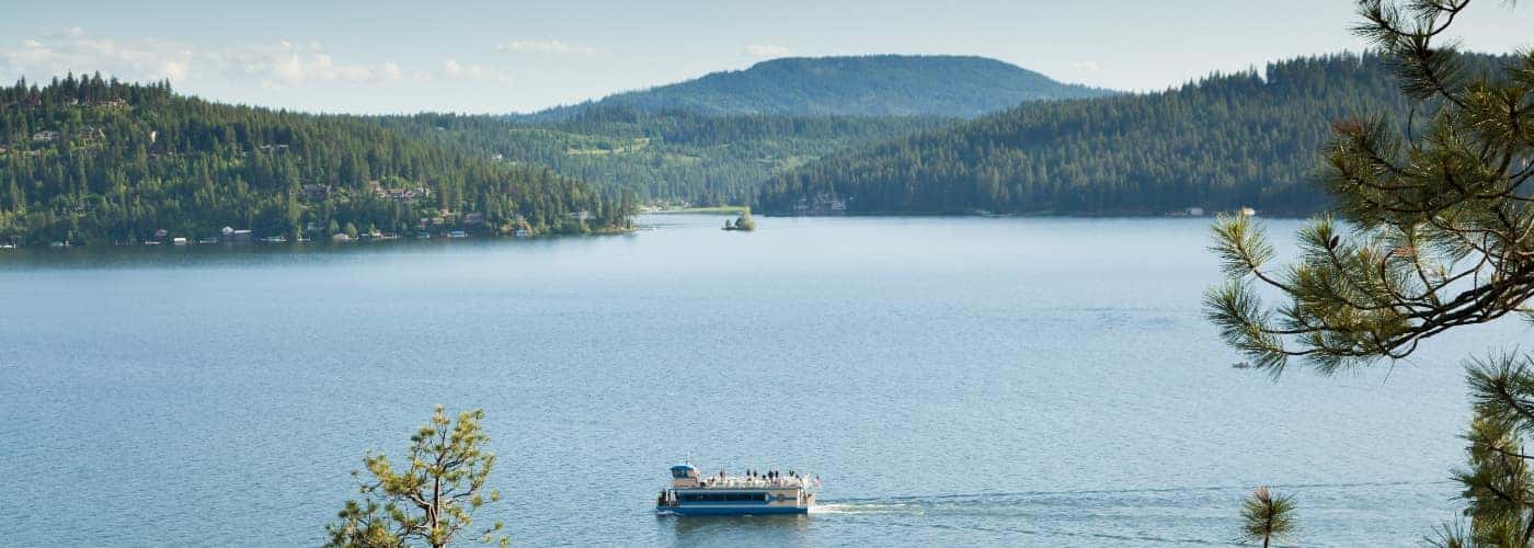 Lake Coeur d’Alene in Idaho