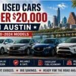 Best used cars under $20K in Austin