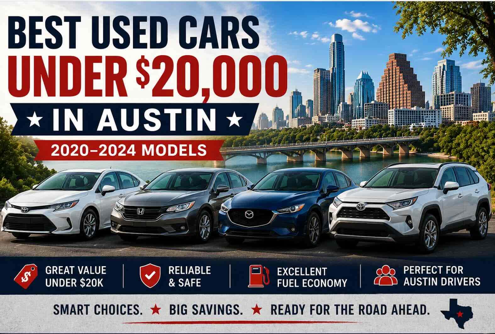 Best used cars under $20K in Austin