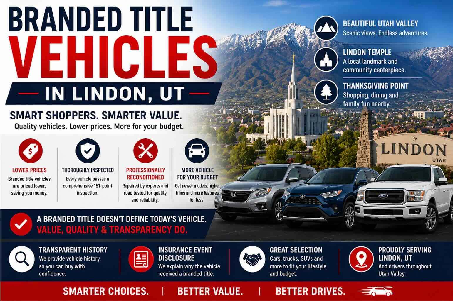 Branded Title Vehicles in Lindon, UT: What Every Used Car Buyer Should Know