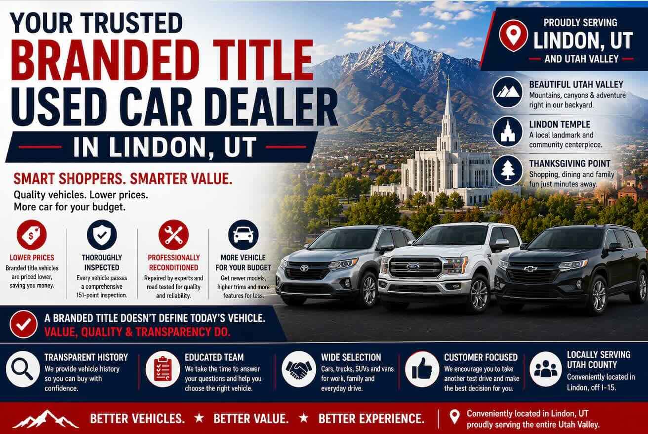 Why AutoSavvy Is a Trusted Branded Title Used Car Dealer in Lindon, UT