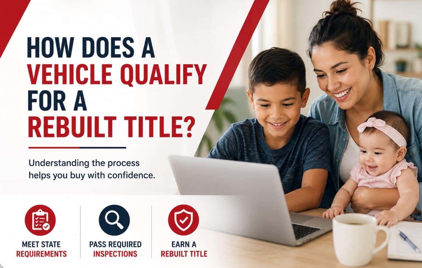 How vehicles qualify for a rebuilt title