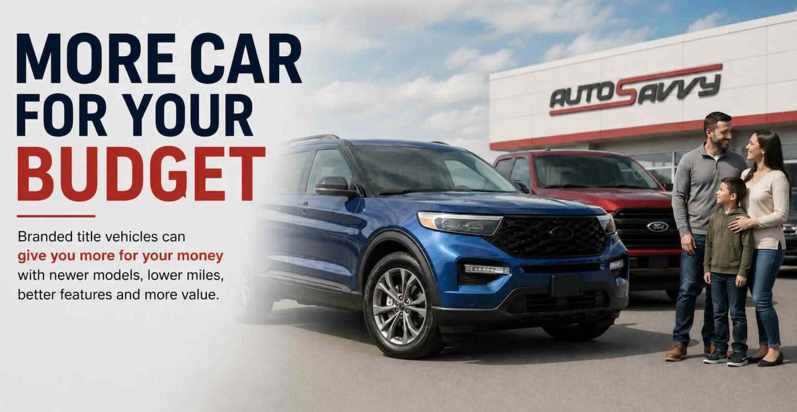 How Branded Title Vehicles Can Help You Get More Car for Your Budget