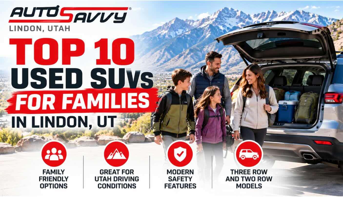 Top 10 Used SUVs for Families in Lindon, UT