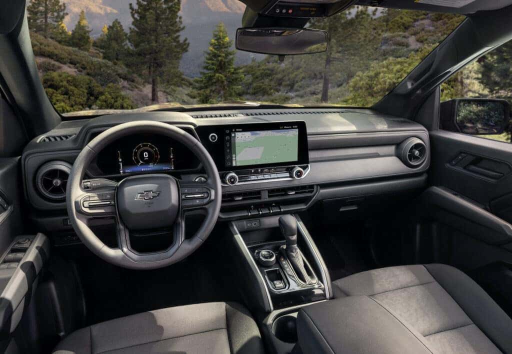 New Chevrolet Colorado Trail Boss Interior Dash View