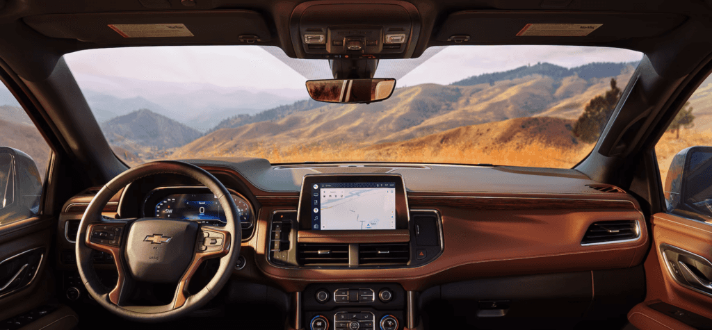 New Chevrolet Suburban High Country Front Dash View