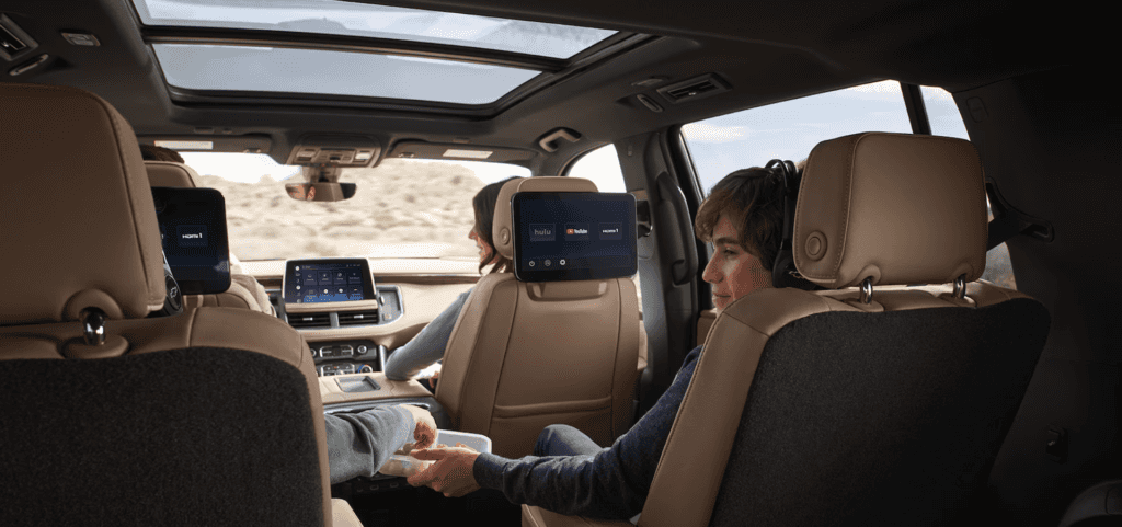 New Chevrolet Suburban High Country Seat View from the Rear