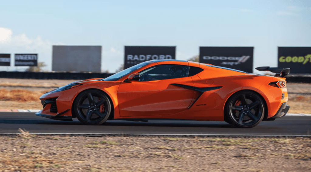 New Chevrolet Corvette Side View