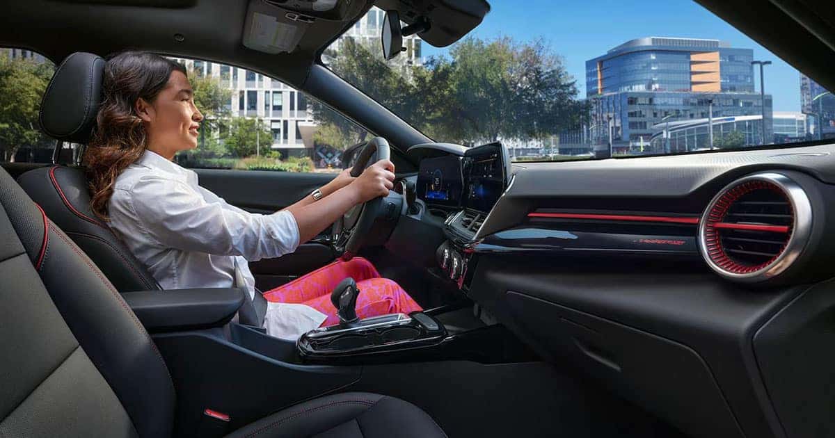 driving a chevrolet suv