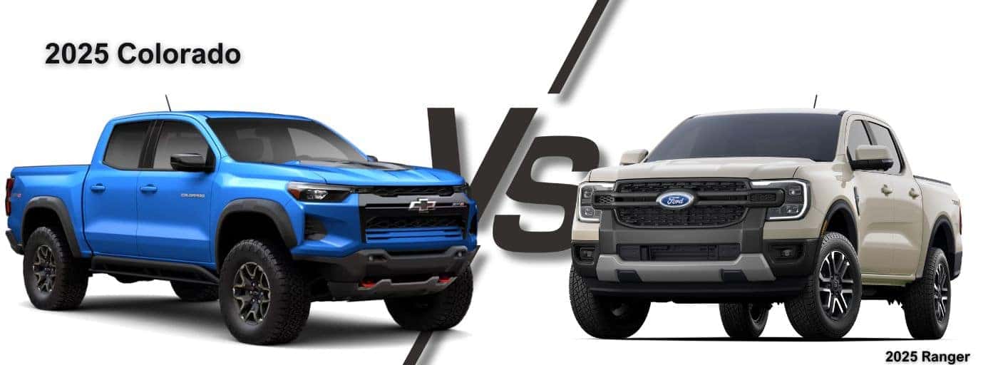 2025 Chevrolet Colorado vs. the Ford Ranger