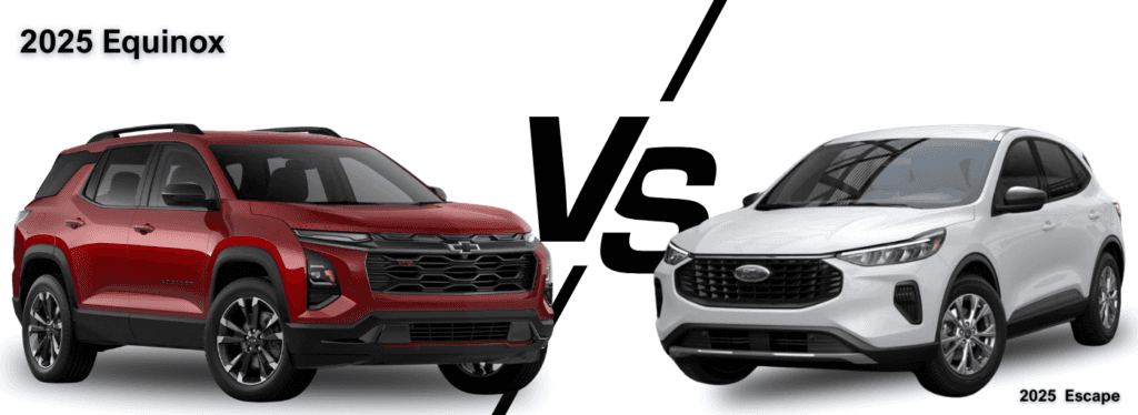 2025 Chevrolet Equinox vs the Ford Escape