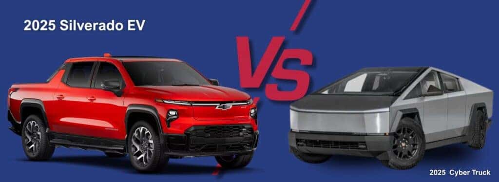 2025 Chevrolet Silverado EV vs Tesla Cybertruck