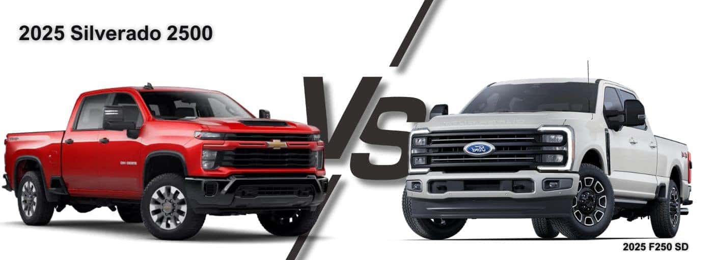 2025 Chevrolet Silverado 2500 HD vs. Ford F-250