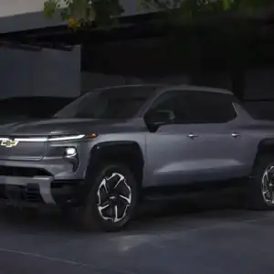 2026 Chevrolet Silverado EV Parked in Garage