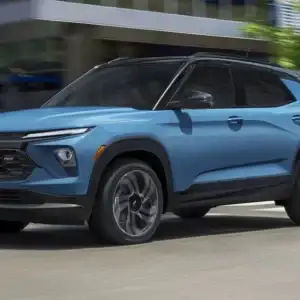 2026 Chevrolet Trailblazer Driving Through City