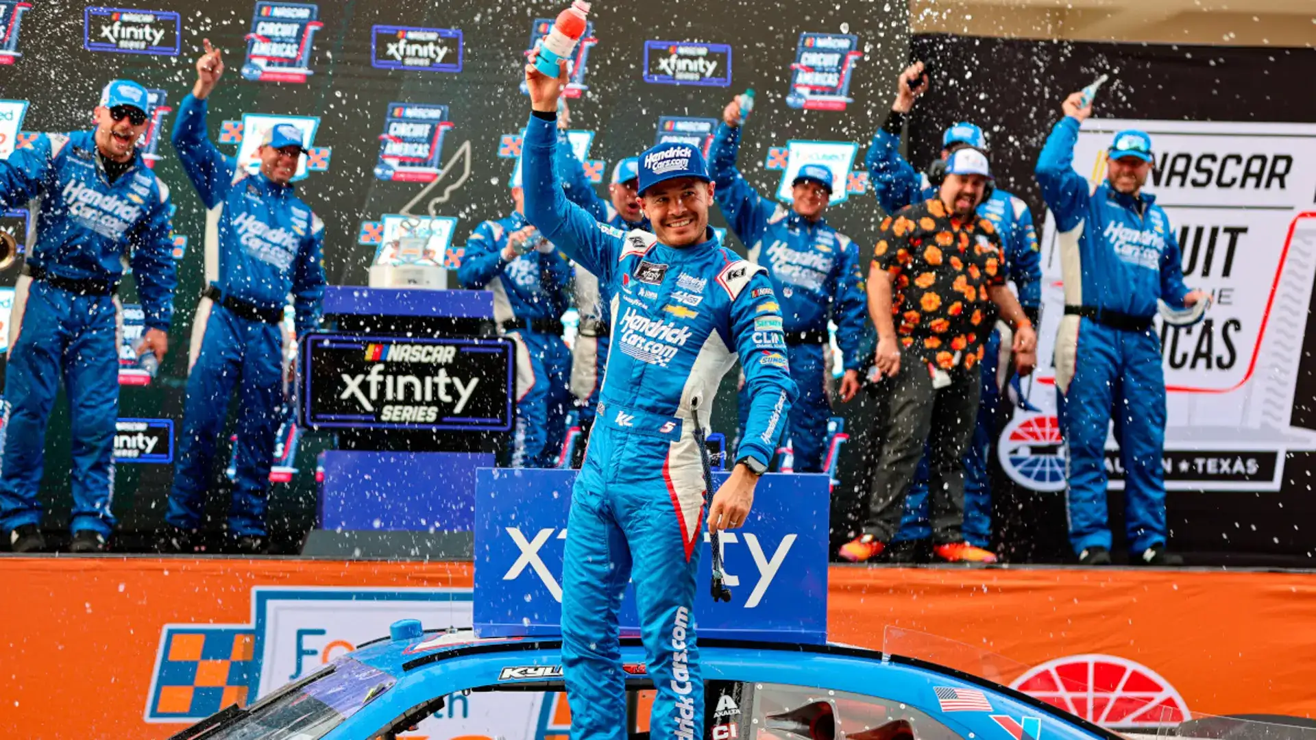 Kyle Larson Podium Win
