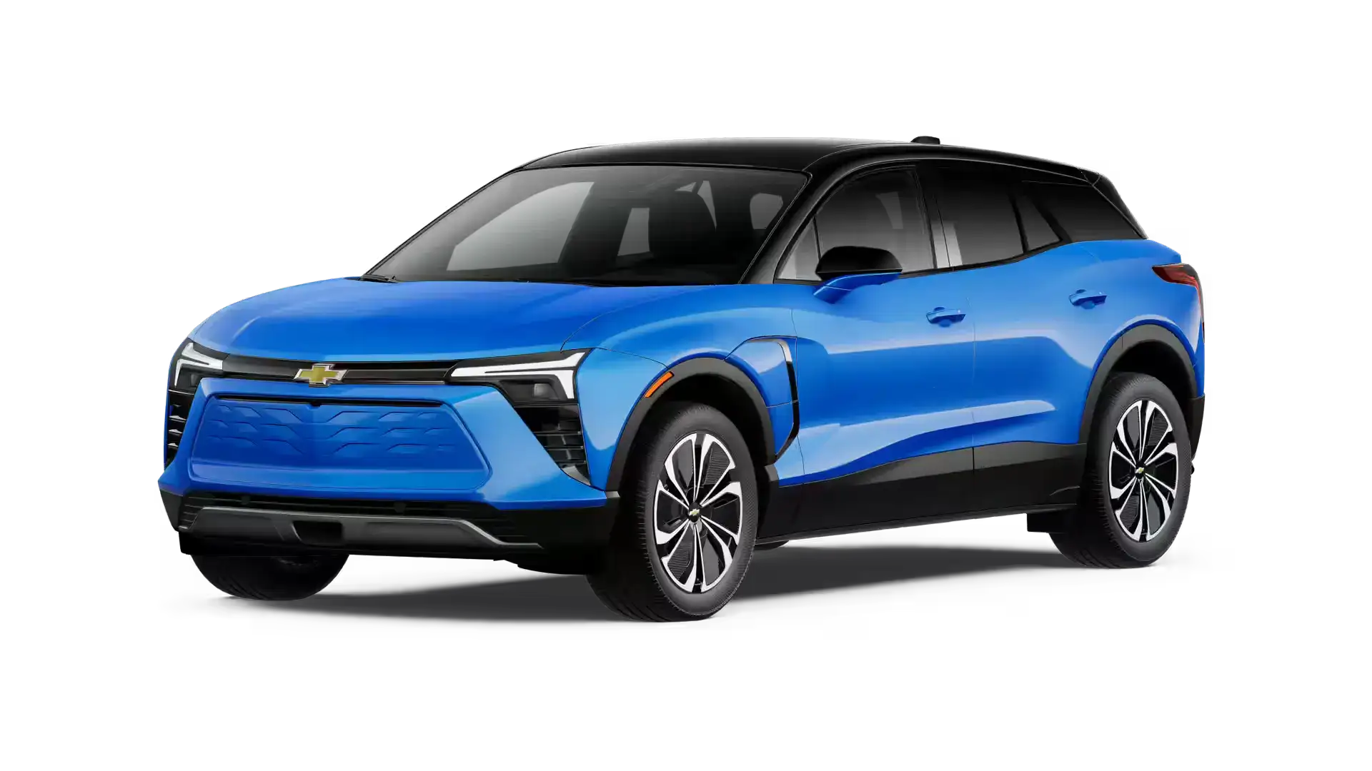2026 Chevrolet Blazer EV Riptide Blue Metallic with Black painted roof