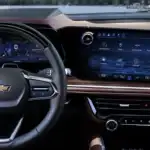 2026 Chevrolet Suburban Steering Wheel and Touchscreen Display