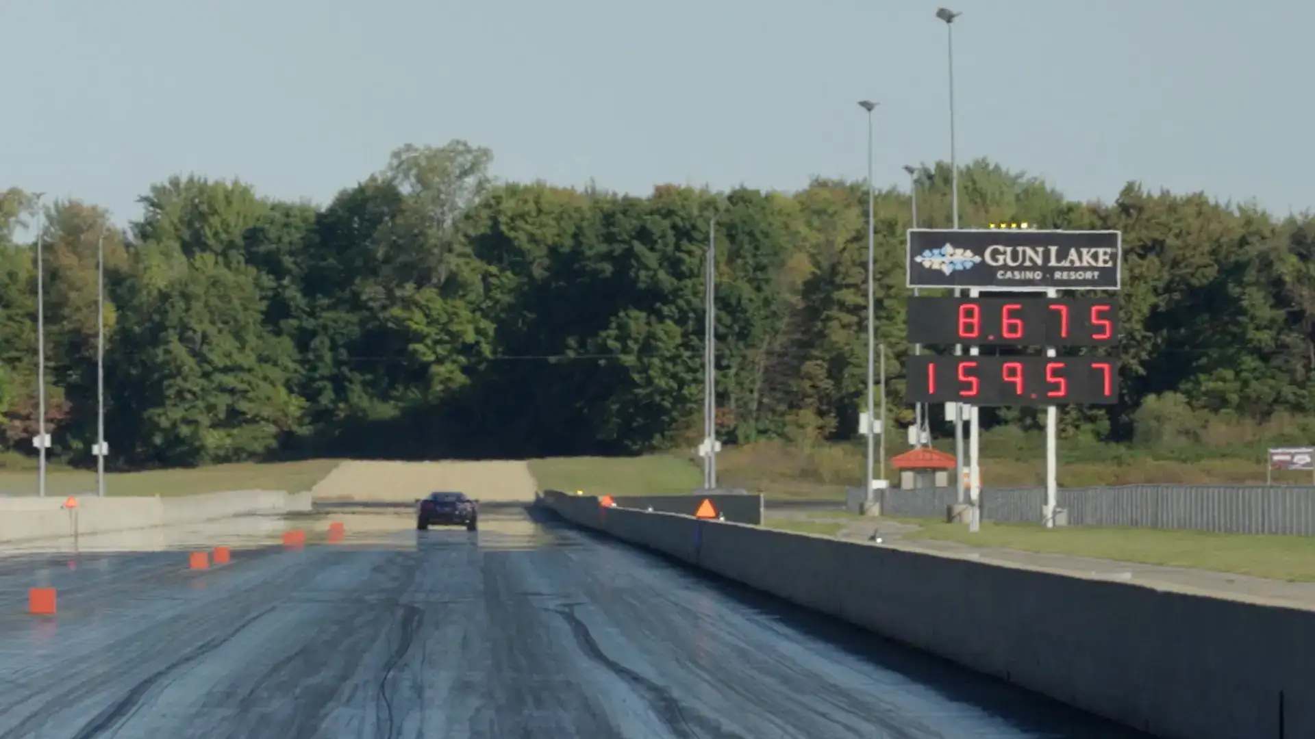 Corvette ZR1X on a race track