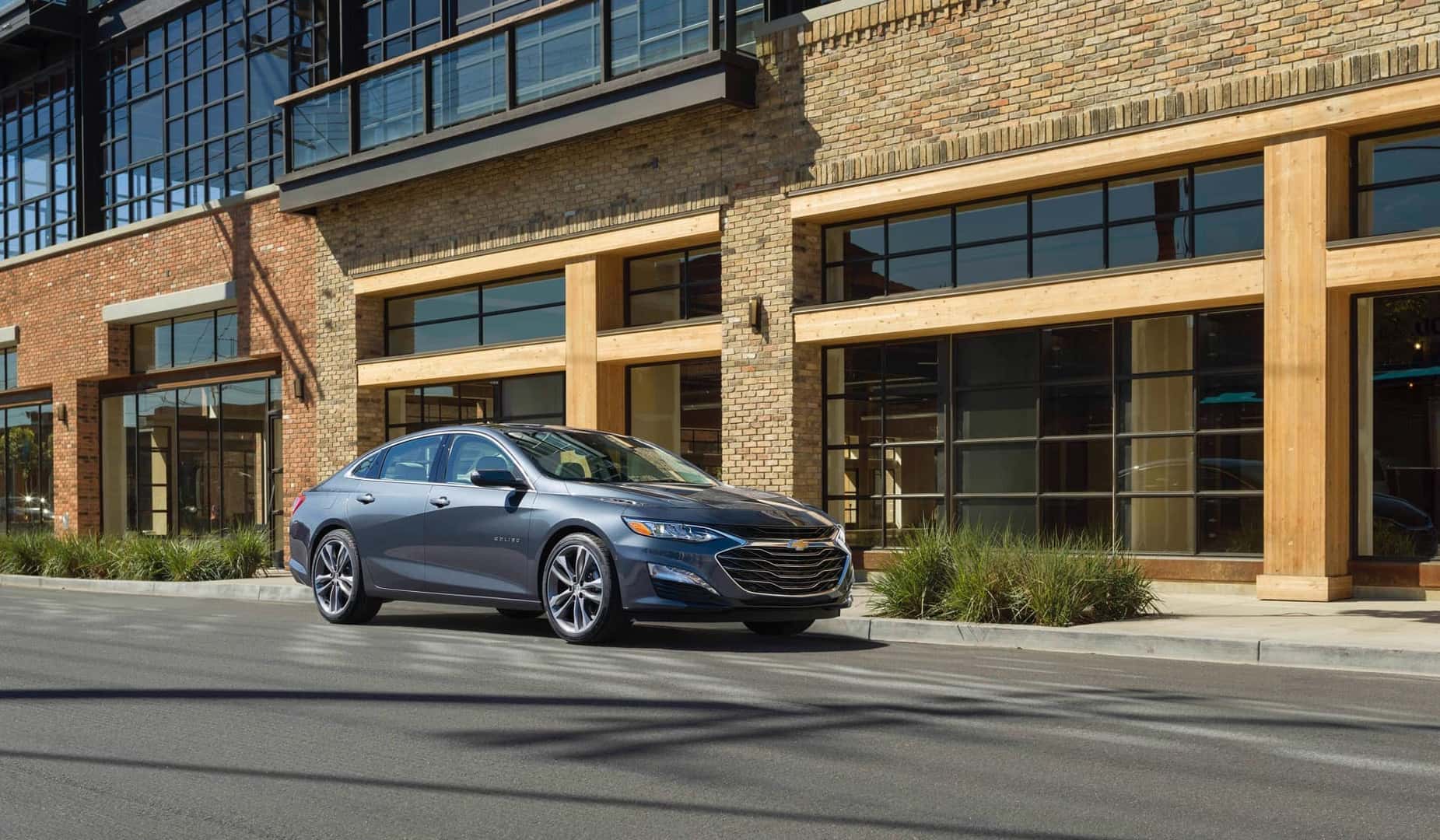 2021 Chevrolet Malibu in a city