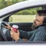 How to recognize a distracted driver.