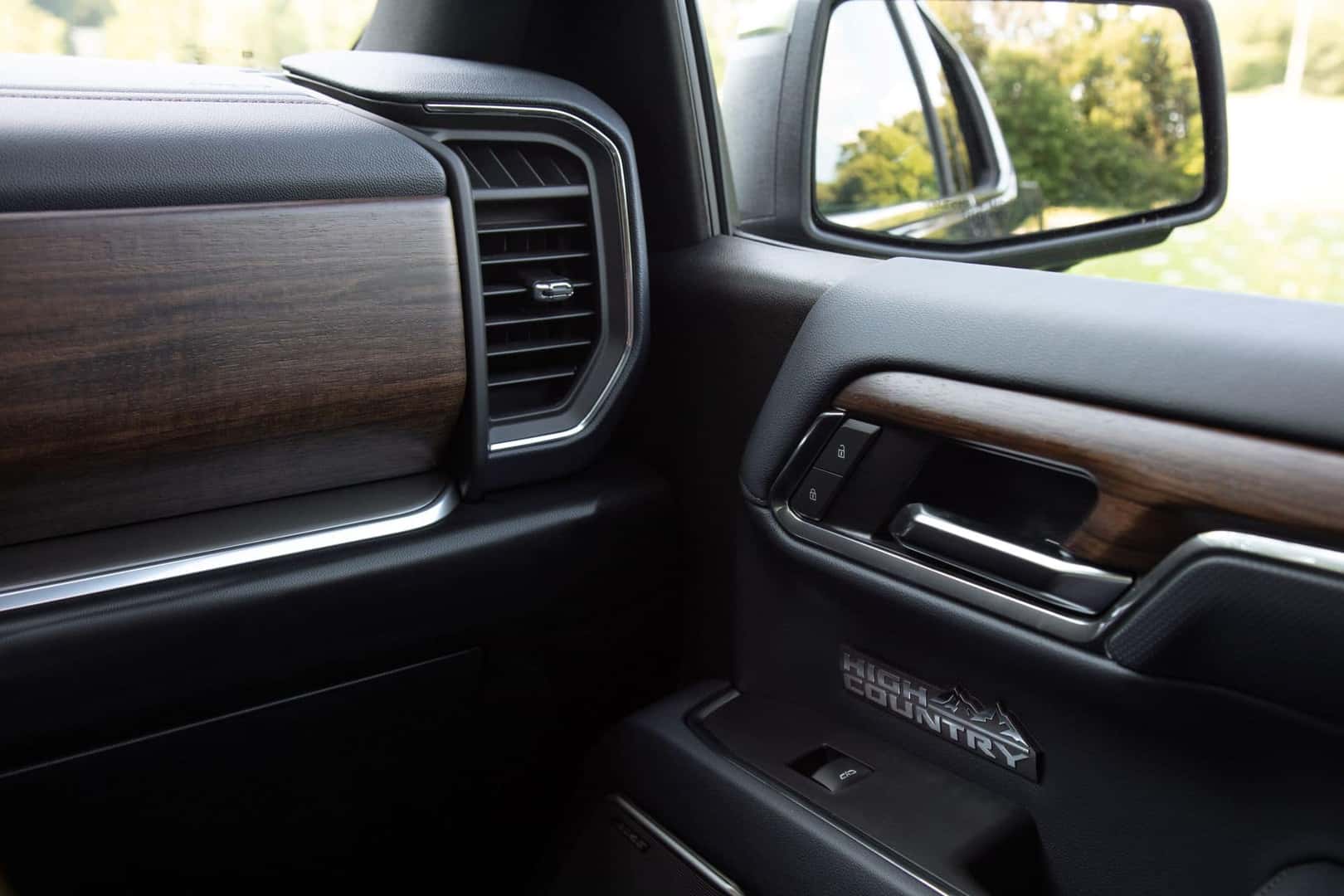 The Cooling Vents And Inside Door Of The Spectacular 2022 Chevrolet Silverado High Country