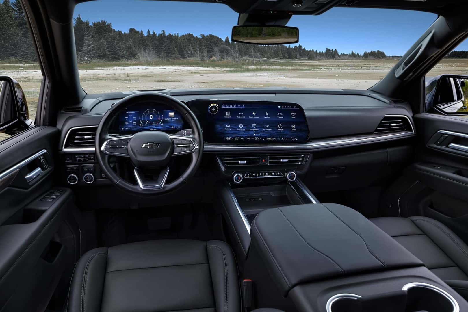 The Technically Sophisticated Interior Of The 2026 Chevrolet Tahoe