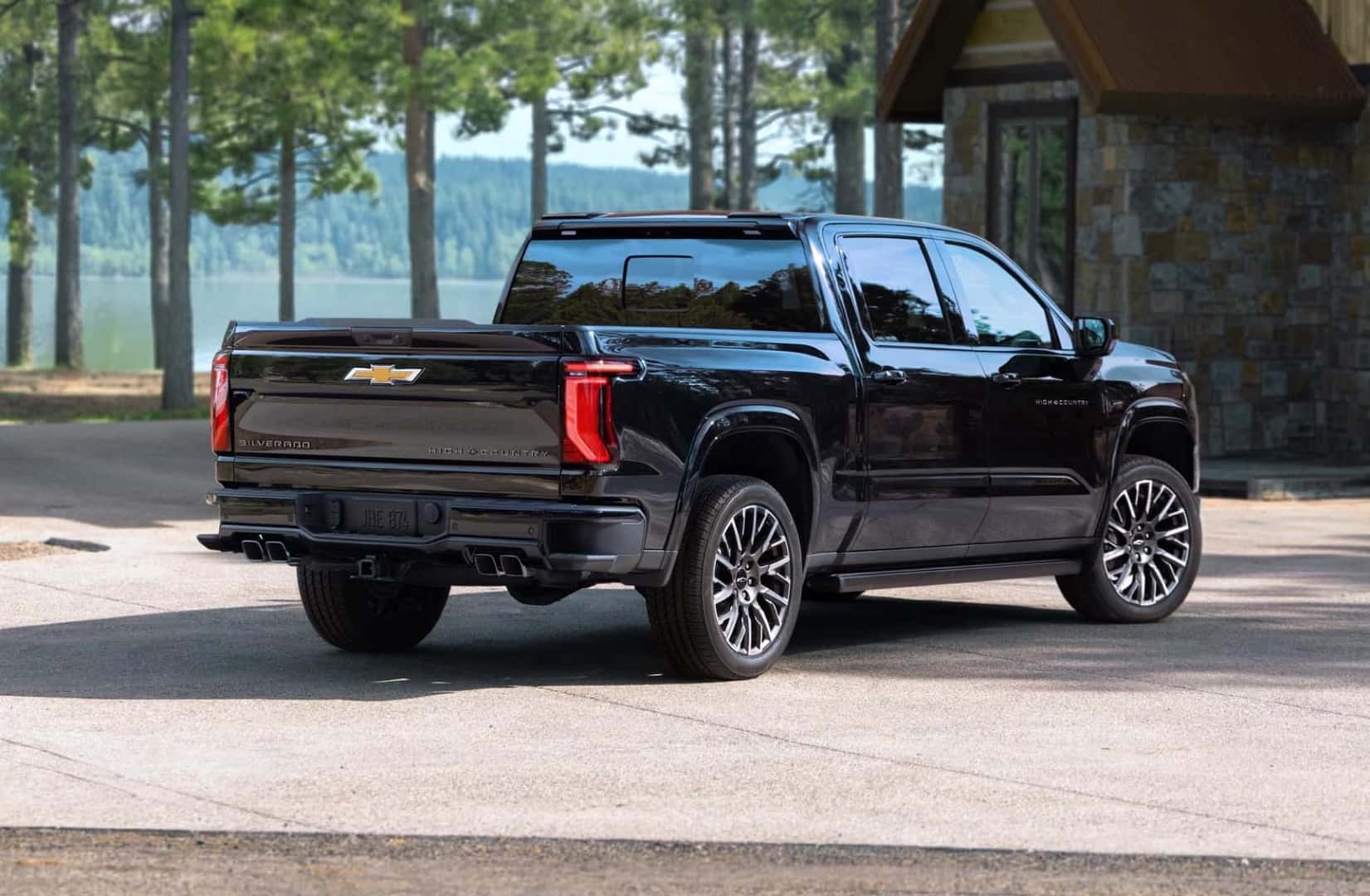 2027 Chevrolet Silverado High County Rear Profile
