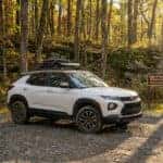 2026 Chevrolet Trailblazer ACTIV at a gravel trailhead in the Edge of Appalachia Preserve, Adams County, Ohio