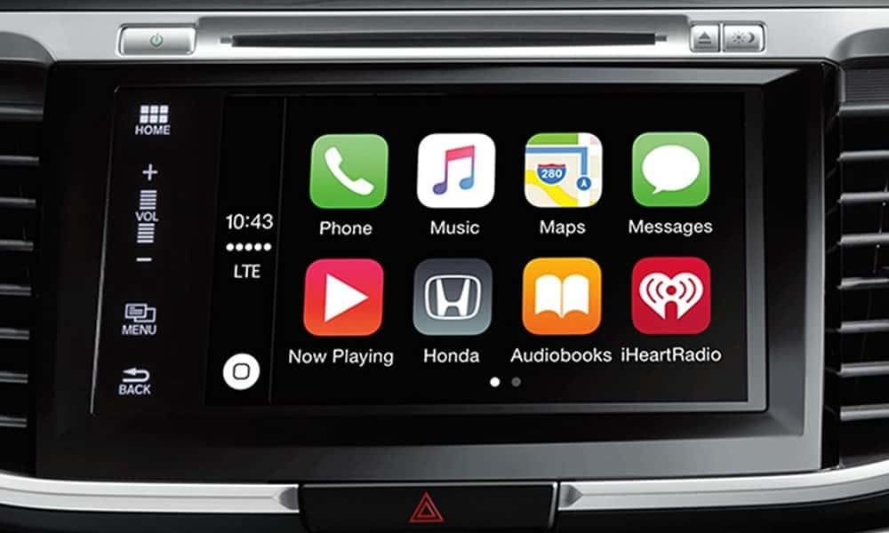 the 2017 Honda Accord's 7-inch touch-screen display is Apple CarPlay and Android Auto capable.