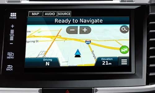 Let the 2017 Honda Accord light your way with the Satellite-Linked Navigation System.