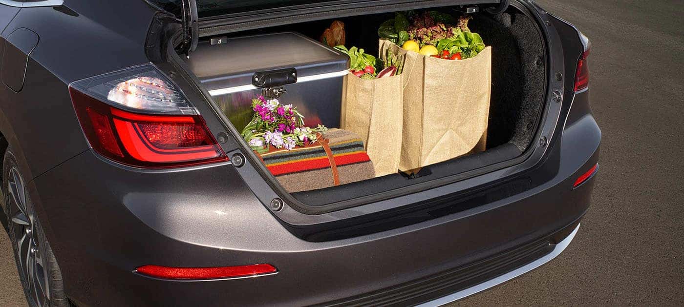 Large trunk on the 2019 Honda Insight