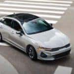 2021 Kia K5 in Glacial White Pearl