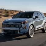 2026 Sportage Hybrid Driving on road