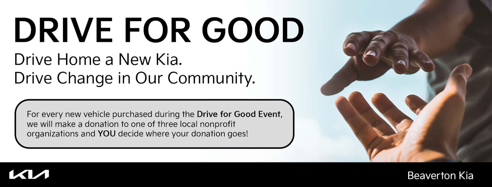KIA Drive For Good Charity Program