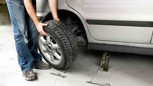 At Home Tire Change