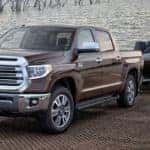 2020 Toyota Tundra Towing a boat out of the water