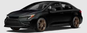 Toyota Corolla in Midnight Black Metallic