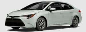 Toyota Corolla in Wind Chill Pearl