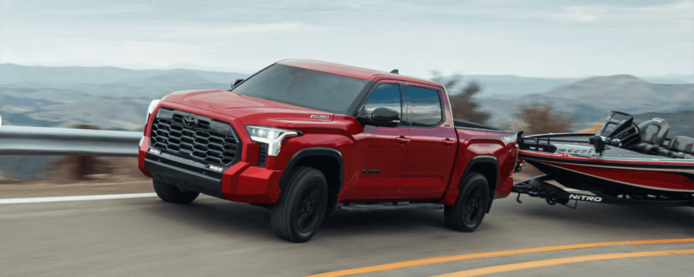 2025 Toyota Tundra Towing a Boat