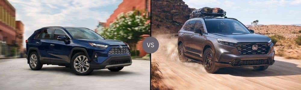 Compare the 2025 Toyota RAV4 vs. 2025 Honda CR-V