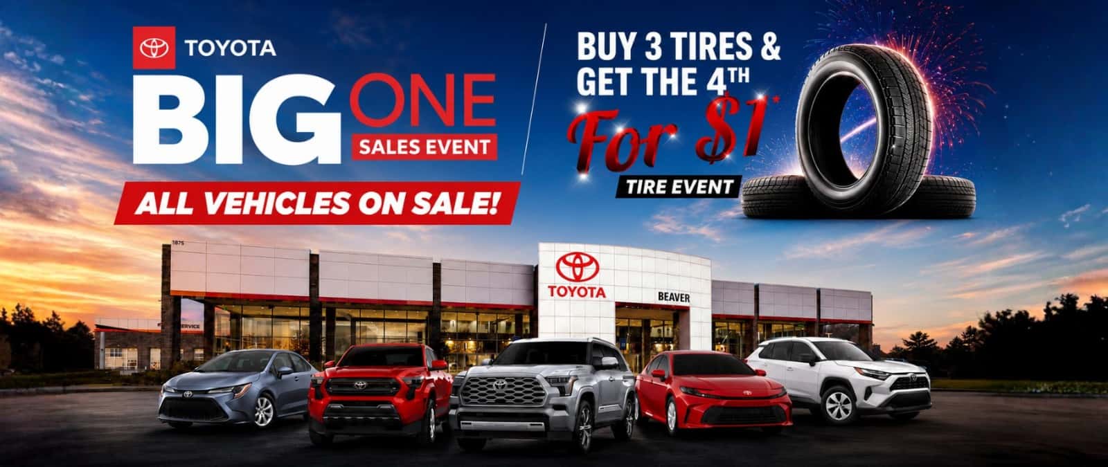 bigone sales event tire sale