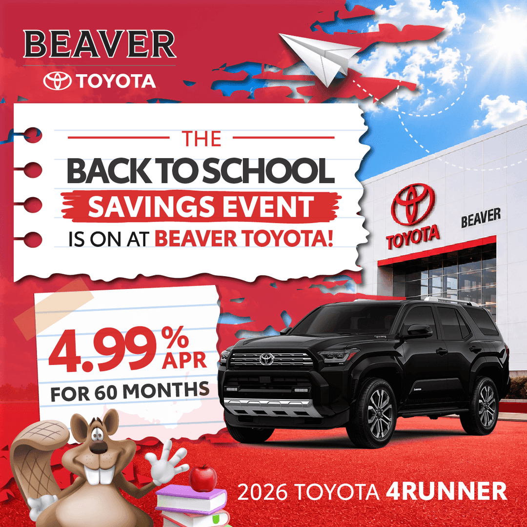 Rates as low as 4.99% for 60 months on 4Runner