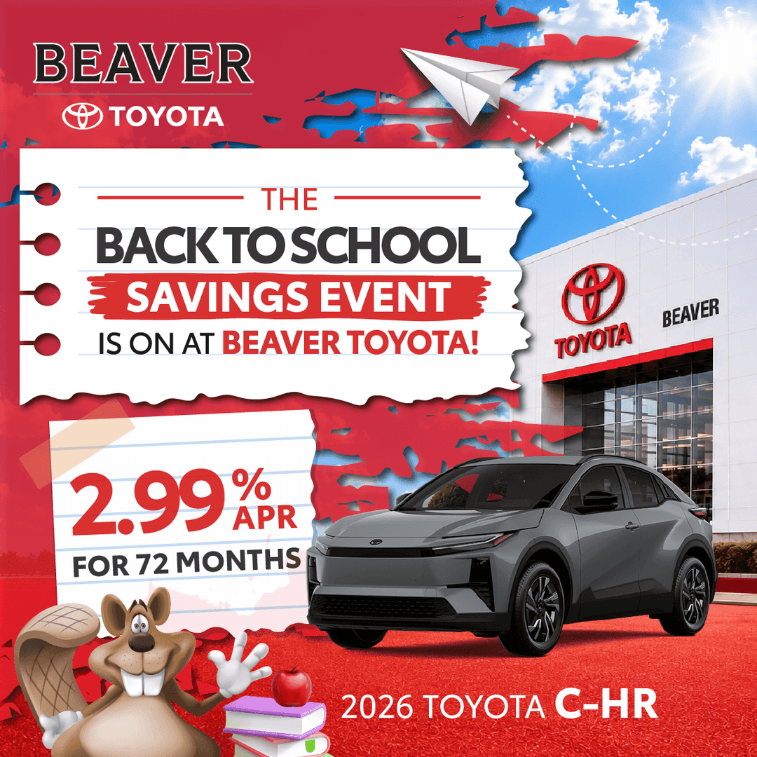 Rates as low as 2.99% for 72 months on C-HR