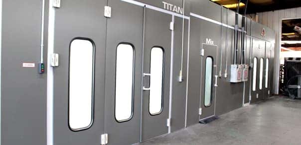 Titan Downdraft Paint Booth - Accudraft