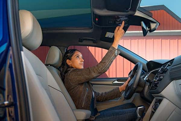 Homelink inside 2022 VW Tiguan