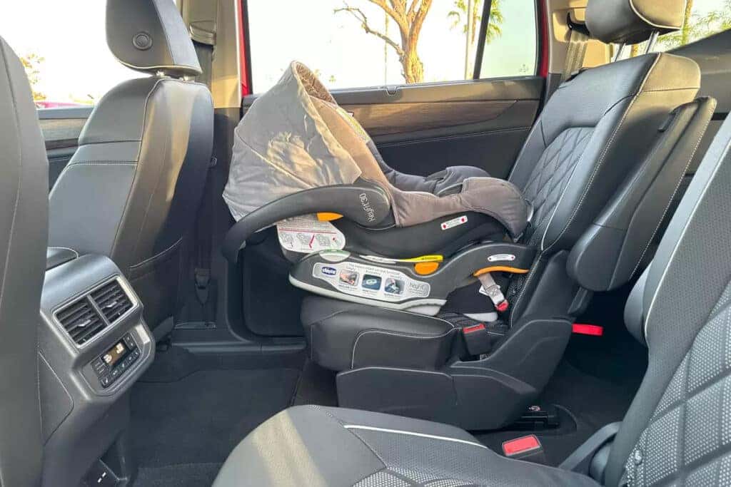 2024 Volkswagen Atlas Cross Sport wins Best Three-Row SUV for Car Seats by Cars.com