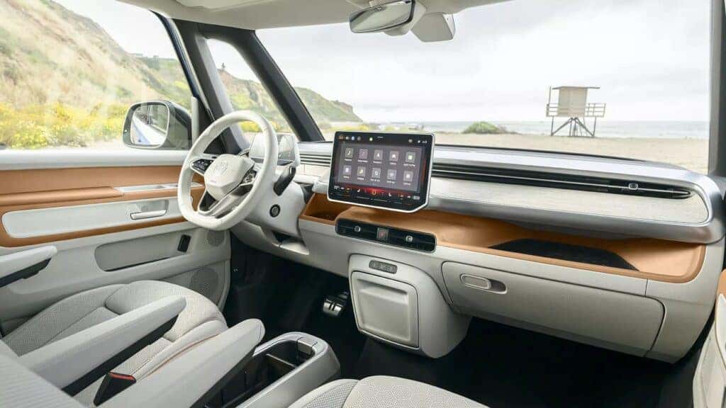 Interior of Volkswagen ID Buzz